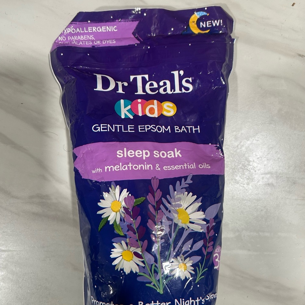 Purple Bath Soak with Epsom and Essential Oils